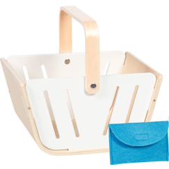 Jouet-Panier de courses avec porte-monnaie