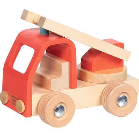Camion de pompiers avec échelle rouge Rouge 1 - vertbaudet enfant 