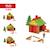 Jeu de construction mon chalet en bois 95 pièces Marron 2 - vertbaudet enfant 