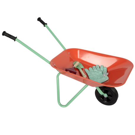 Outils de jardinage avec brouette tiny garden Orange 2 - vertbaudet enfant 