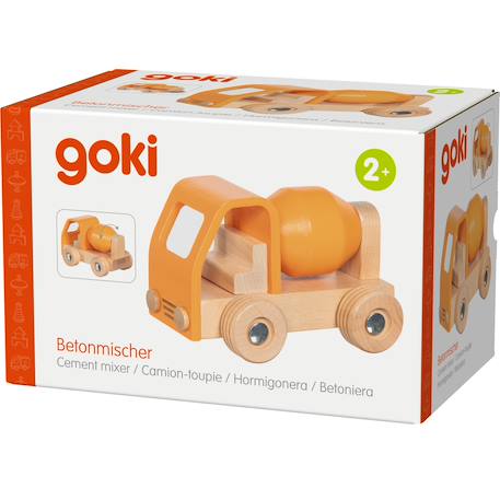 Camion toupie orange Orange 3 - vertbaudet enfant 