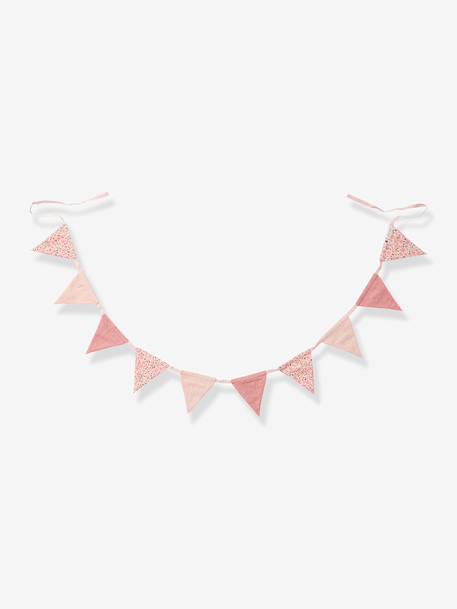 Guirlande avec fanions Fairy Floral rose 1 - vertbaudet enfant 