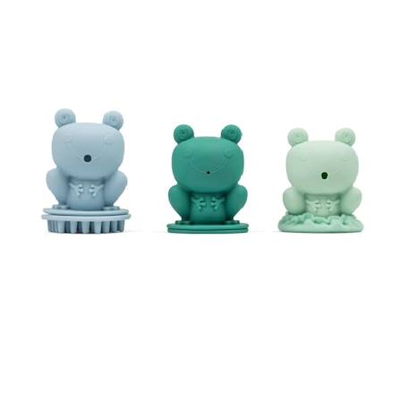 Set de 3 grenouilles de bain Vert 1 - vertbaudet enfant 