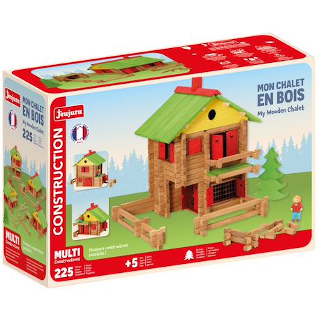 Mon chalet en bois 225 pièces Marron 1 - vertbaudet enfant 