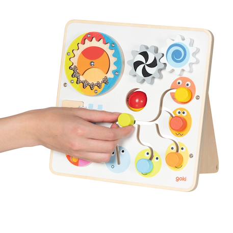 Tableau d’activité et de motricité Blanc 2 - vertbaudet enfant 