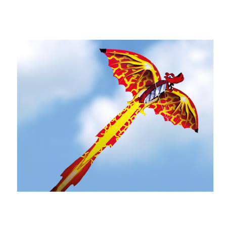 Cerf-volant dragon 3d Rouge 3 - vertbaudet enfant 