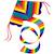Cerf-volant en polyester arc-en-ciel Rouge 1 - vertbaudet enfant 