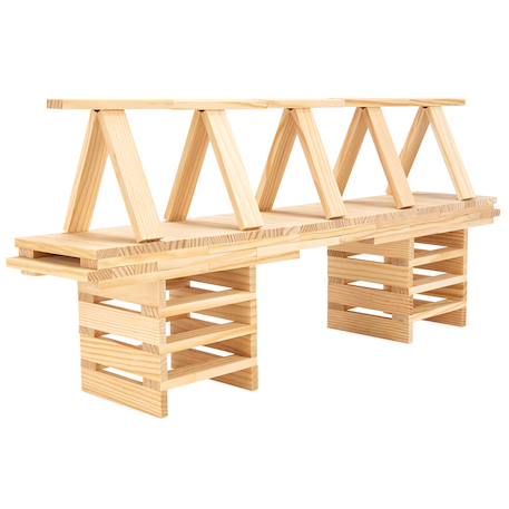 Jeu de construction técap classic 100 pièces Bleu 3 - vertbaudet enfant 