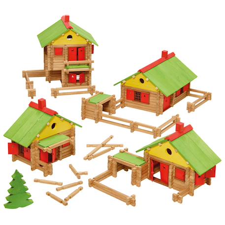 Mon chalet en bois 225 pièces Marron 3 - vertbaudet enfant 