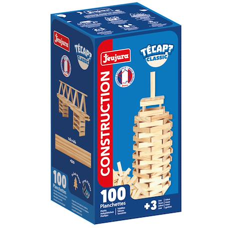 Jeu de construction técap classic 100 pièces Bleu 1 - vertbaudet enfant 