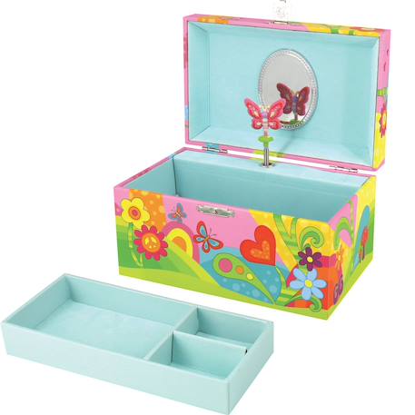 Boite à musique prairie aux papillons Rose 5 - vertbaudet enfant 