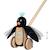 Pablo le pingouin à pousser Noir 3 - vertbaudet enfant 