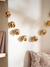 Guirlande lumineuse rotin tressées fleurs beige 1 - vertbaudet enfant 