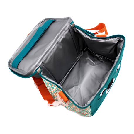 Sac à repas isotherme Bleu+Moutarde, blanc, bleu 3 - vertbaudet enfant 