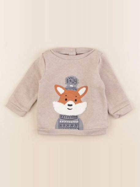 Sweat - 6 mois Marron 1 - vertbaudet enfant 