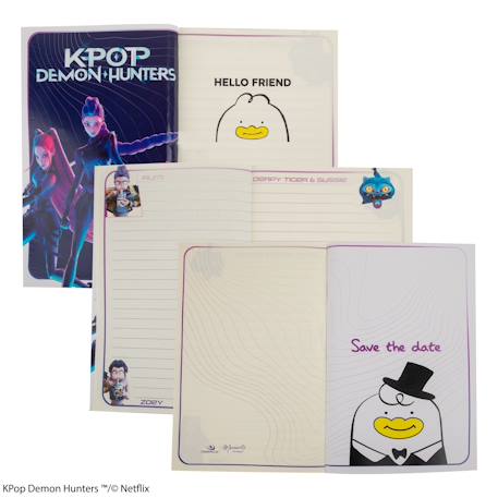 Carnet huntr/x - kpop demon hunters Bleu 3 - vertbaudet enfant 