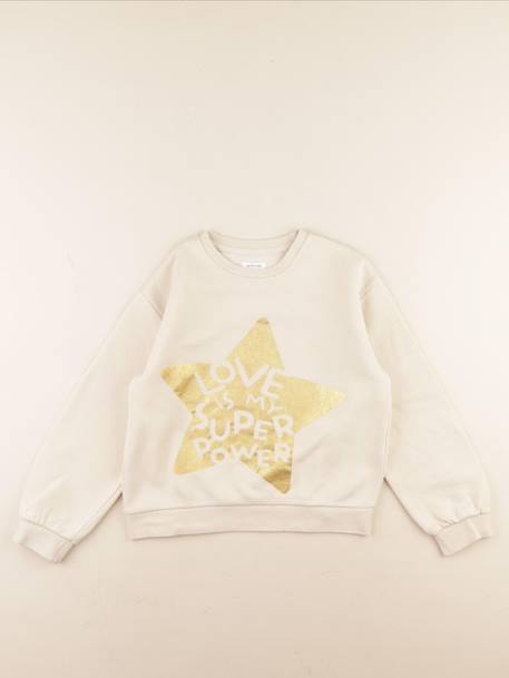 Sweat - 10 ans Beige, or 1 - vertbaudet enfant 