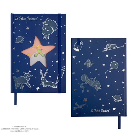 Carnet constellations d'une nuit étoilée - le petit prince Bleu 3 - vertbaudet enfant 