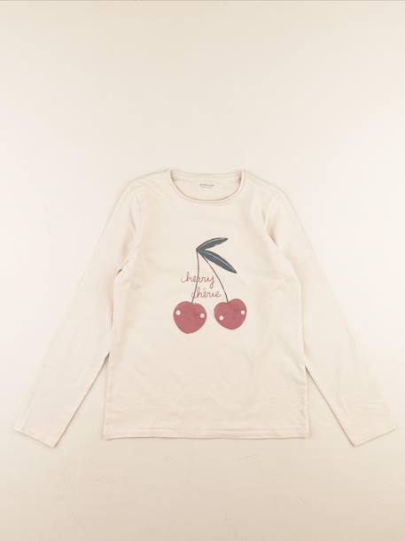 Tee-shirt - 10 ans Beige 1 - vertbaudet enfant 