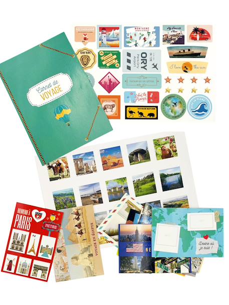 Kit jeu éducatif 'Si je partais en vacances' - à partir de 6ans Jaune 4 - vertbaudet enfant 