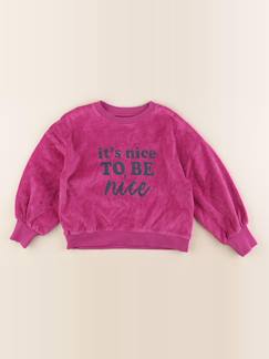 Seconde main-Fille-Pull, gilet, sweat-Sweat velours - 6 ans