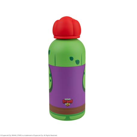 Gourde sculptée isotherme spike - brawl stars Vert 4 - vertbaudet enfant 