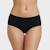 Culotte menstruelle taille haute coton absorbante réutilisable Beige+Noir 12 - vertbaudet enfant 