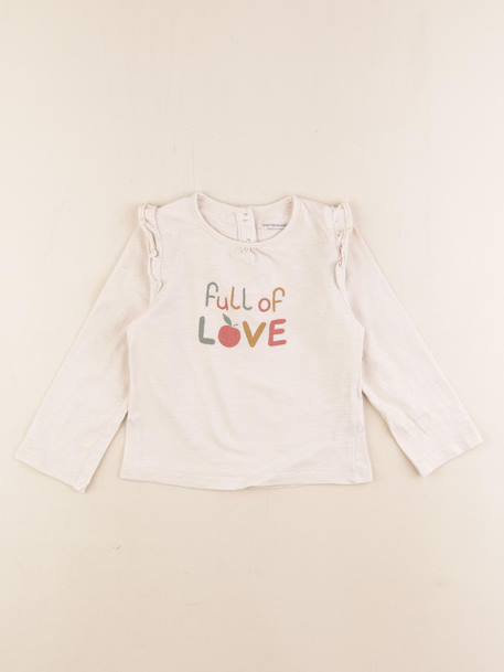 Tee-shirt - 24 mois Beige 1 - vertbaudet enfant 