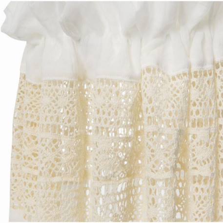 Ciel de lit vintage 155cm Blanc+Blanc boho+Crème+Marron clair+Nougat+Rose clair+Rose saumon+Vert d'eau+Vert foncé 4 - vertbaudet enfant 