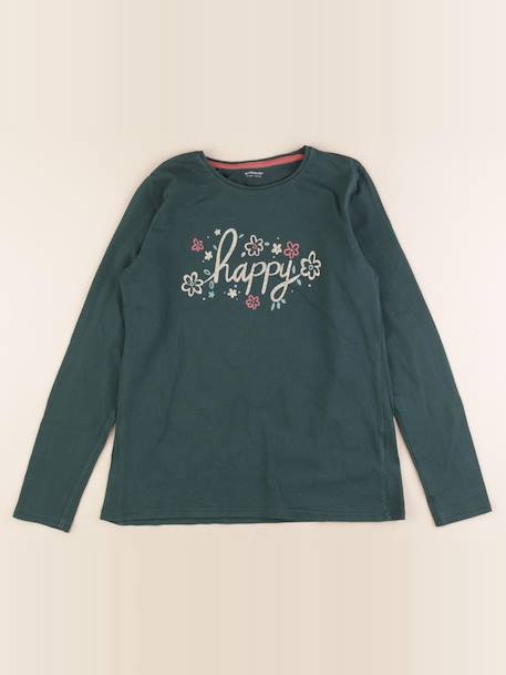 Tee-shirt - 12 ans Vert 1 - vertbaudet enfant 