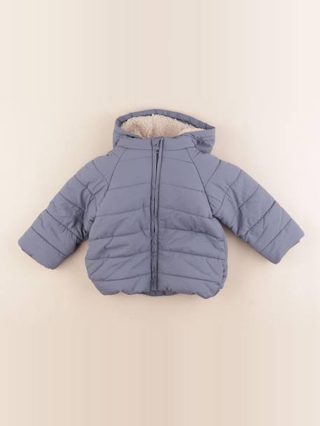 Doudoune capuche amovible - 36 mois Bleu 1 - vertbaudet enfant 