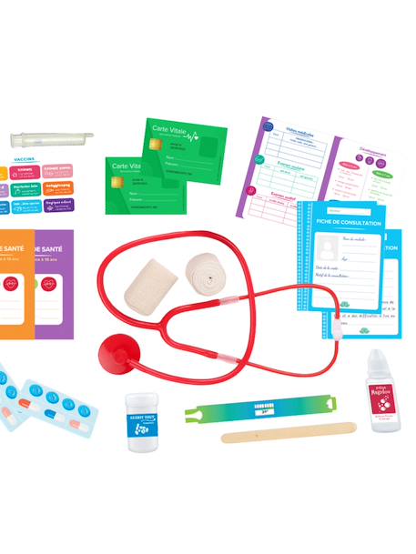 Jeu d'imitation éducatif 'Si j'étais le docteur'-  A partir de 6 ans Bleu 6 - vertbaudet enfant 