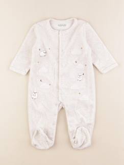 Seconde main-Garçon-Pyjama velours - 6 mois