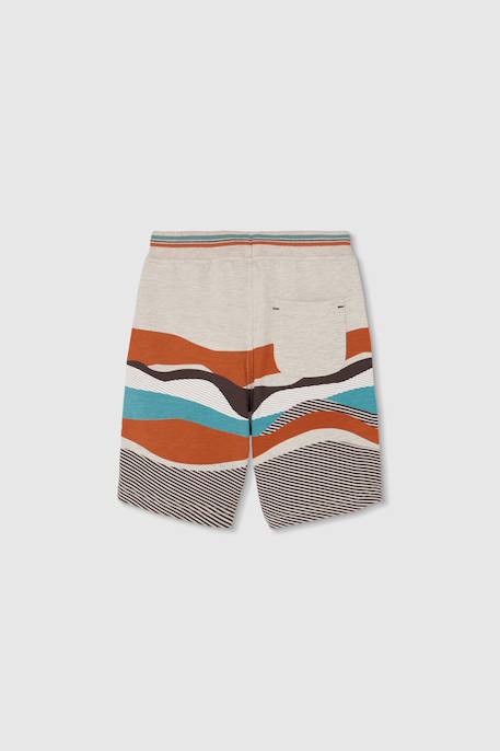 Bermuda coton imprimé Marron 3 - vertbaudet enfant 