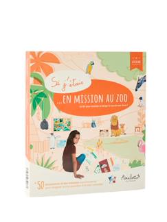 Jouet-Jeux d'imitation-Jeu d'imitation éducatif "Si j’étais en mission au zoo" - A partir de 6 ans