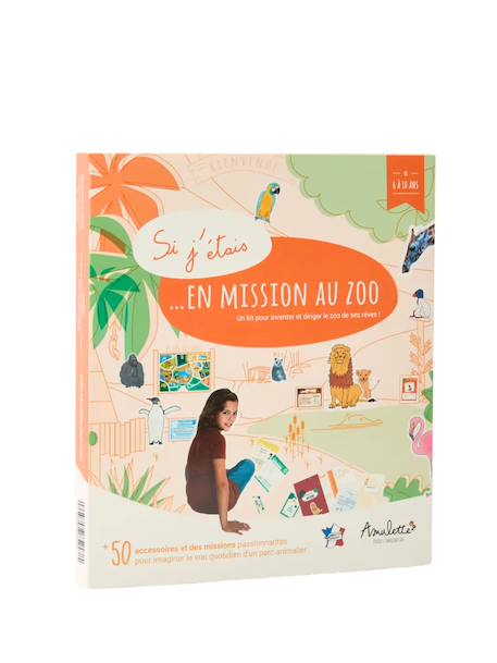 Jeu d'imitation éducatif 'Si j’étais en mission au zoo' - A partir de 6 ans Beige 1 - vertbaudet enfant 