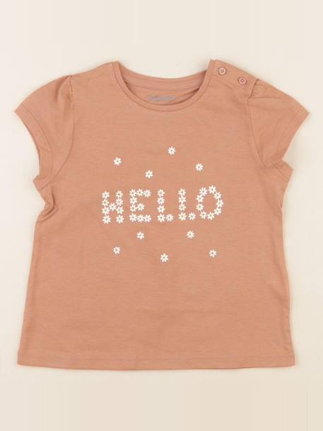 Tee-shirt - 24 mois Marron 1 - vertbaudet enfant 
