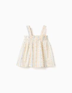 Blouse sans manches en coton avec motif floral  - vertbaudet enfant