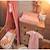 Ciel de lit vintage 155cm Blanc+Blanc boho+Crème+Marron clair+Nougat+Rose clair+Rose saumon+Vert d'eau+Vert foncé 18 - vertbaudet enfant 