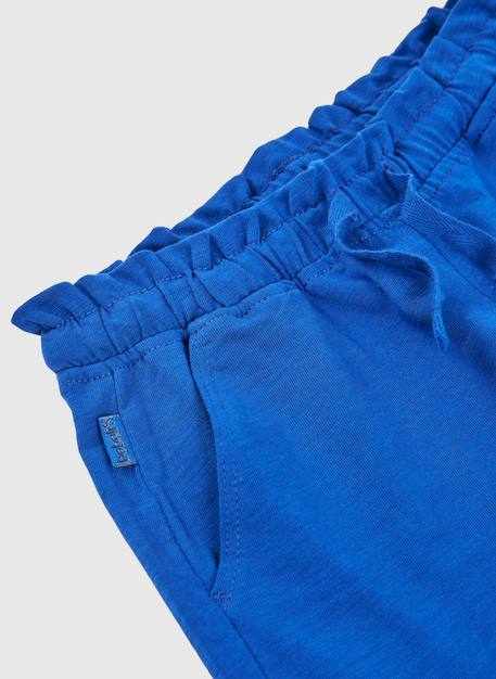 Short en coton Bleu 3 - vertbaudet enfant 