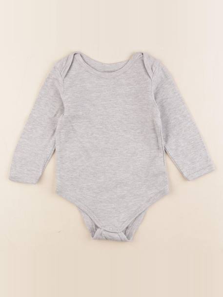 Body - 24 mois Gris 1 - vertbaudet enfant 