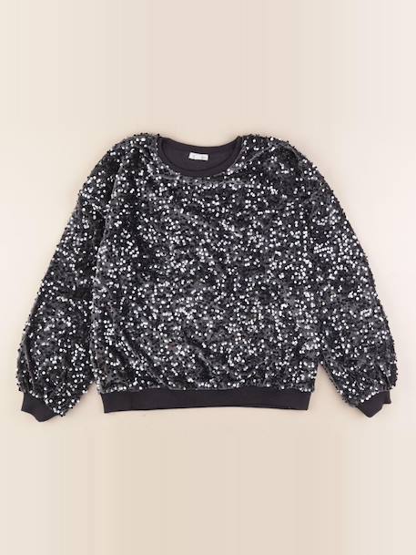 Sweat - 12 ans Gris 1 - vertbaudet enfant 