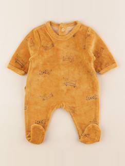 Seconde main-Garçon-Pyjama velours - 0 mois
