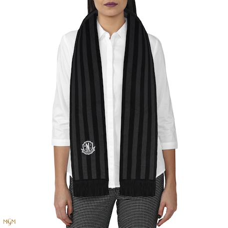 Écharpe noire académie nevermore - mercredi Noir 3 - vertbaudet enfant 