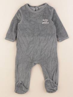 Seconde main-Garçon-Pyjama velours - 9 mois