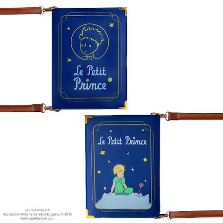 Sac à bandoulière livre le petit prince - le petit prince Bleu 5 - vertbaudet enfant 