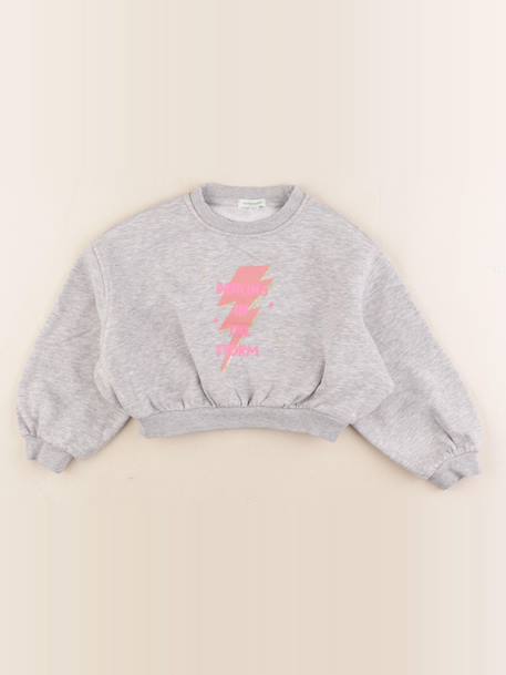 Sweat - 4 ans Gris 1 - vertbaudet enfant 