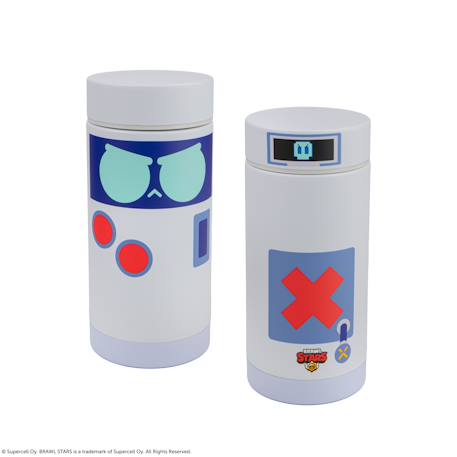 Gourde sculptée isotherme arkad - brawl stars Blanc 5 - vertbaudet enfant 