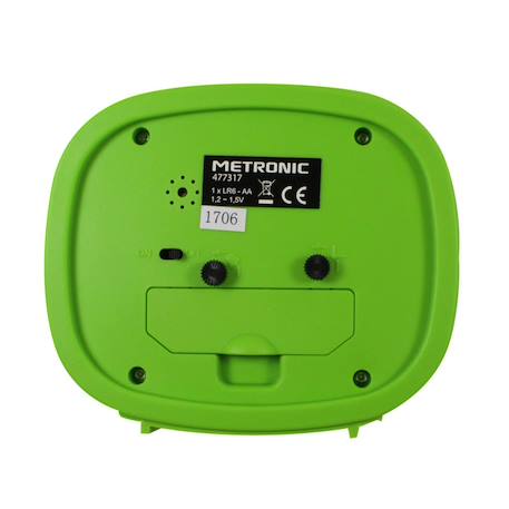 Réveil avec mouvement à quartz et silencieux, sonnerie par buzzer électronique Rose+Vert 6 - vertbaudet enfant 