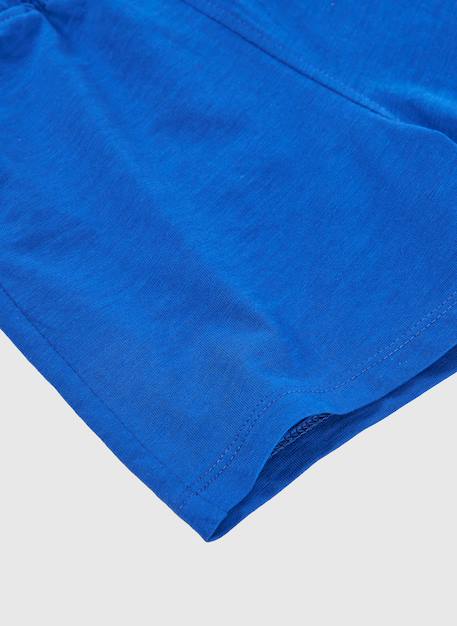 Short en coton Bleu 4 - vertbaudet enfant 